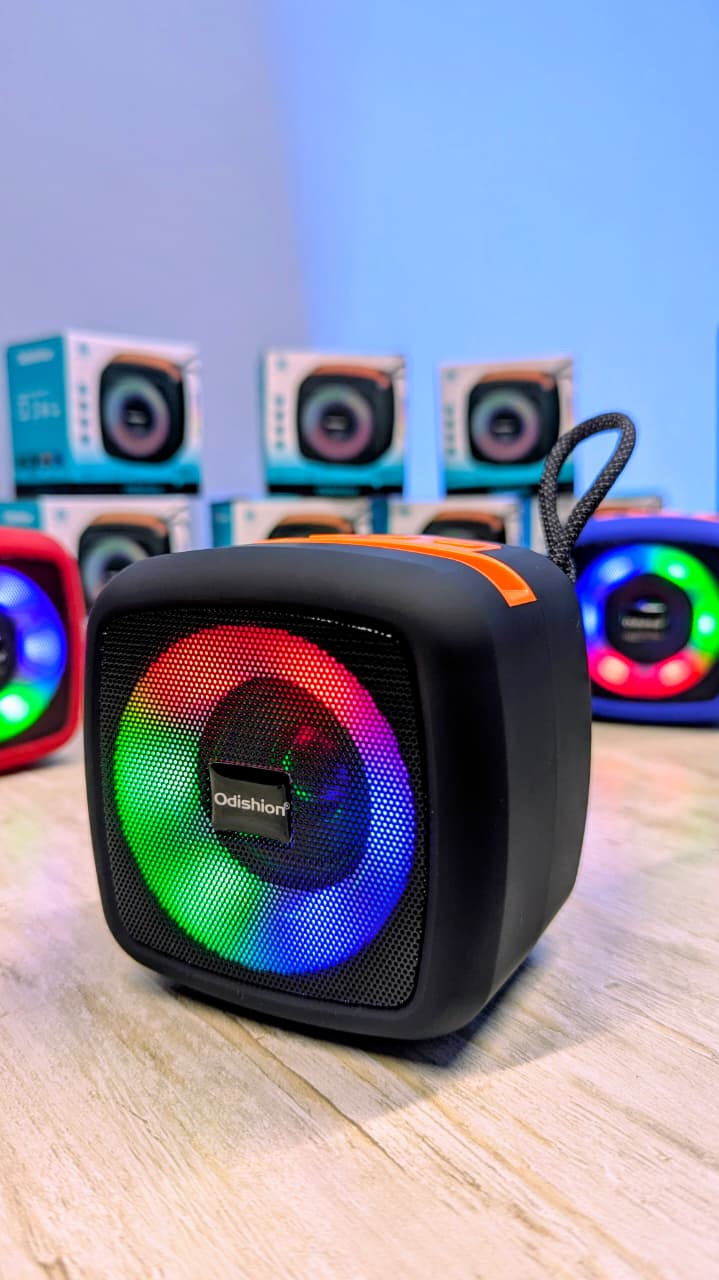 BrandBro Wireless Bluetooth Speaker | Portable, Rechargeable, LED Lights and best for indoor, outdoors and sports events