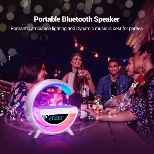 G-shape Multifunctional Lamp & Bluetooth Speaker With Wireless Charging