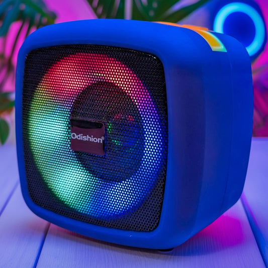 BrandBro Wireless Bluetooth Speaker | Portable, Rechargeable, LED Lights and best for indoor, outdoors and sports events